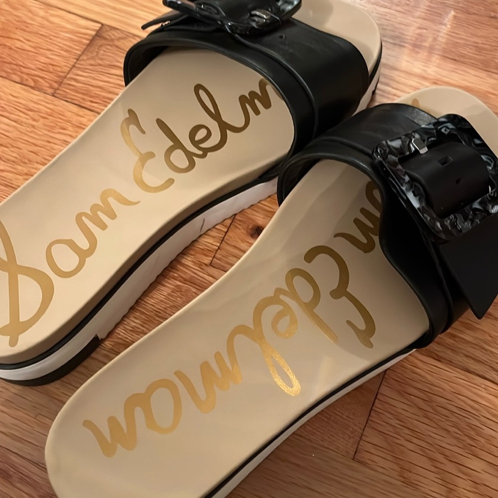 Comfortable slides. Worn once